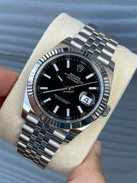 Rolex Datejust 41 In Stock 2023 Datejust 41 Black 